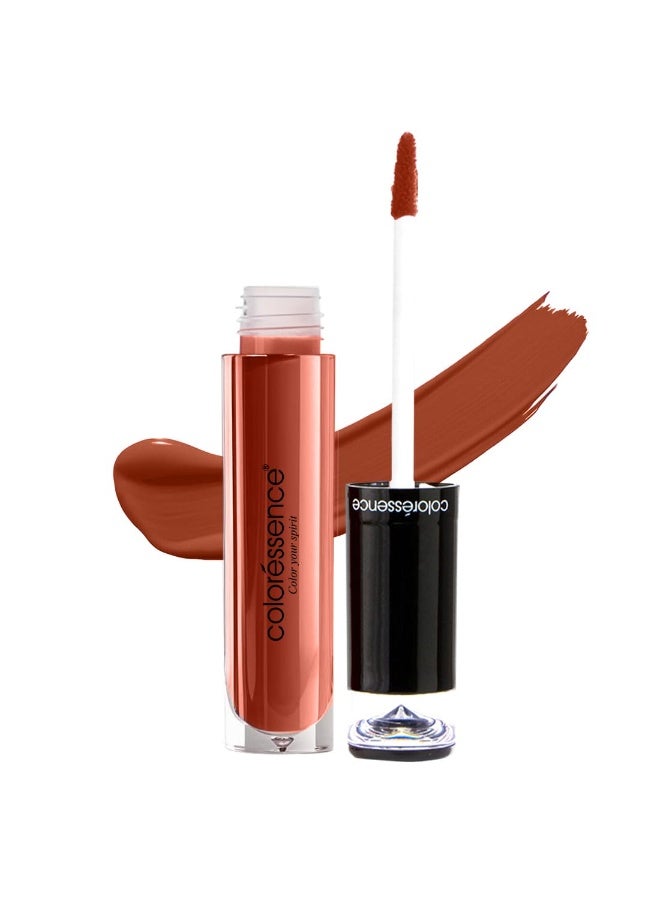 Coloressence Liquid Transferproof Lipstick Lipstay Lip Color (Vintage Rust) | Matte Finish | Long Lasting | Waterproof | Fadeproof | Smudgeproof | Hydrating Formula - Image 3